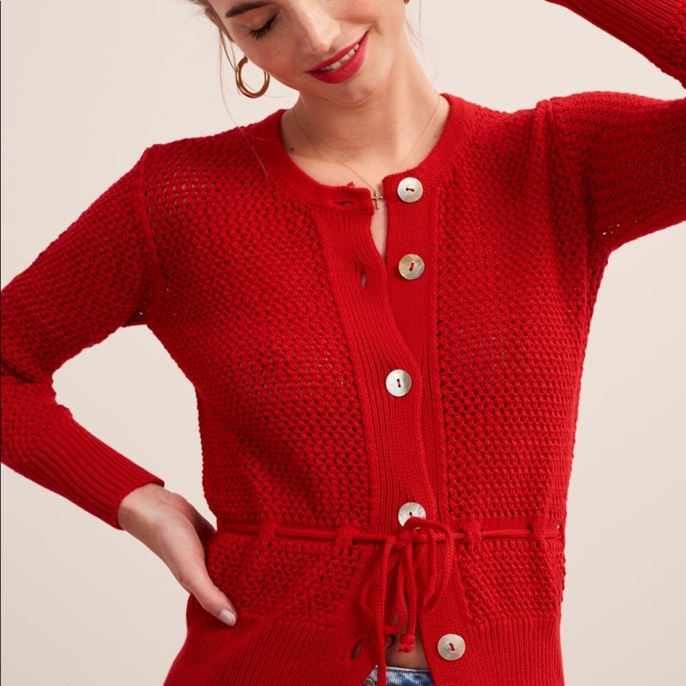 Red Rouje sweater 38 new never been worn